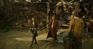Gamora, Star-Lord/Peter Quill e Drax