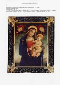 Il dipinto "Madonna con bambino e angeli"