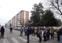 Un presidio di cittadini ad Alessandria contro il progetto della Riccoboni-Grassano