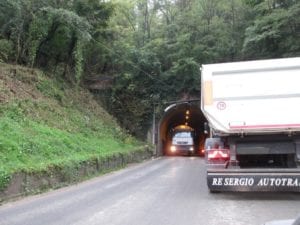 La galleria della Crenna tra Gavi e Serravalle Scrivia