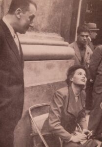Giuseppe Marotta (a sinistra) con Silvana Mangano