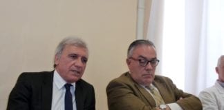 Carmine Di Somma, primario di Chirurgia a Novi Ligure, e Gilberto Gentili, direttore Asl Al