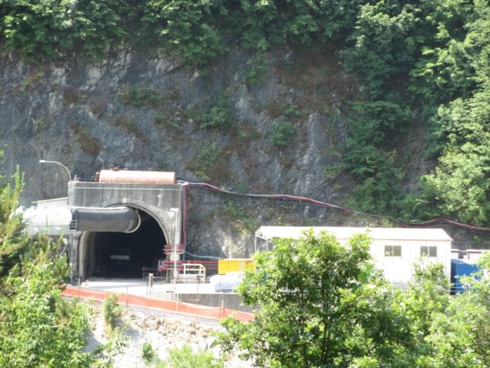 Terzo Valico: i lavori del tunnel di Castagnola