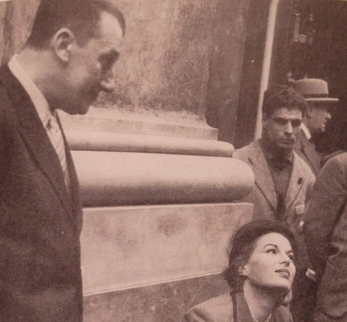 Giuseppe Marotta (a sinistra) con Silvana Mangano