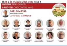 Lista SiAmoGavi: prima uscita pubblica a Pratolungo con l’obiettivo del quorum